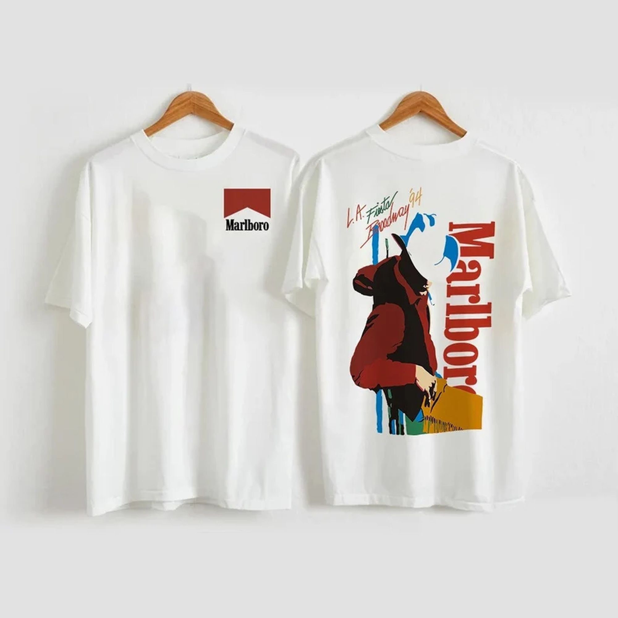 Discover Marlboro Zweiseitiges T-Shirt