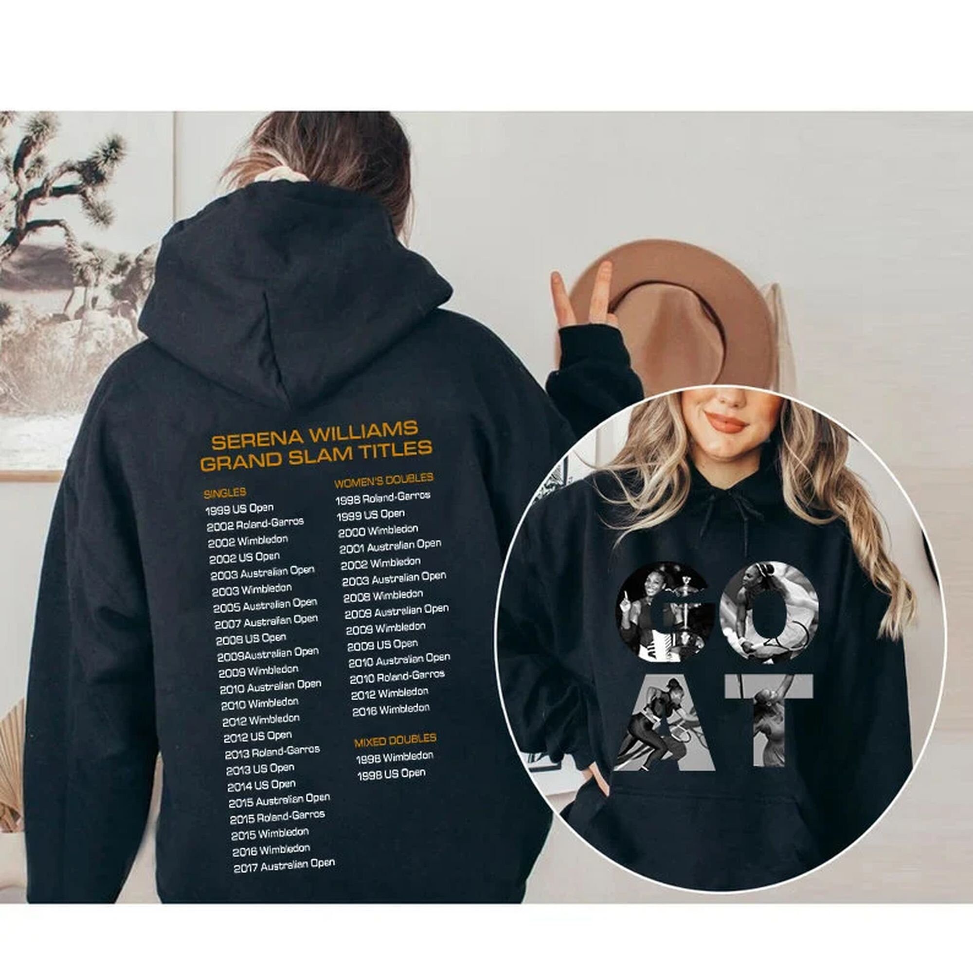 Serena Williams Greatest Hoodie, Serena Williams Tennis Tee, Great Women In  History Hoodie, Serena Williams Hoodie