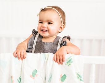 Softest Swaddling Cactus Swaddle Blanket Luxury Swaddle Blanket