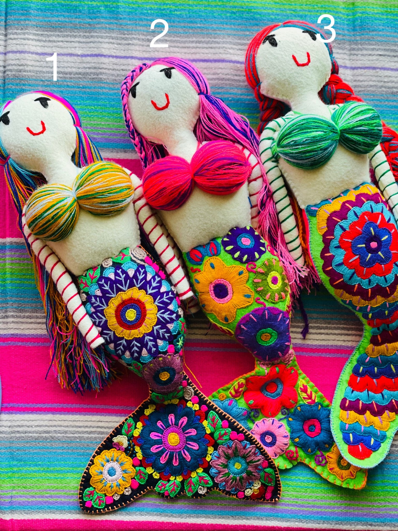 Embroidered Mermaids