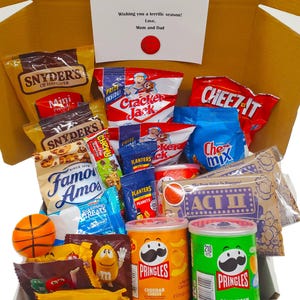 Basketball Snack Box with Customizable Card, Great for Athletes, Fans, Team Events, and Parties, Snack & Candy 4 Sizes to Choose from