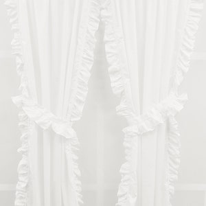 Classic White Cape Cod Ruffle Design Made in USA - Etsy