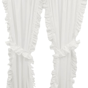 Classic White Cape Cod Ruffle Design Made in USA
