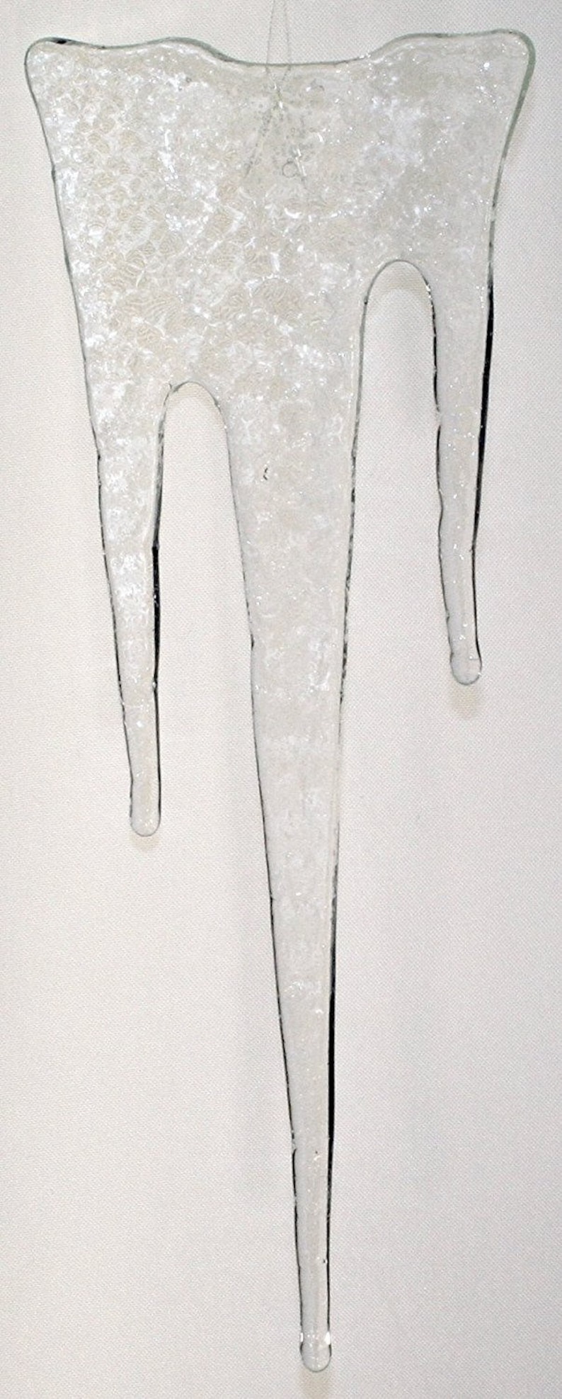 Handmade Glass Ornament-Icicle 8 Inch