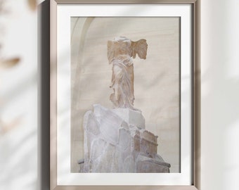 Vitória Alada de Samotrácia: Escultura Grega em Arte de Parede (Download Digital)