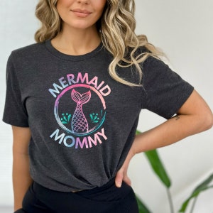 Meerjungfrau Shirt - Meerjungfrau Mama Shirt - Meerjungfrau Mama Shirt - Meerjungfrau Geburtstag Party Shirt