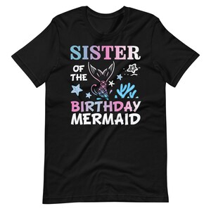 Meerjungfrau Shirt - Meerjungfrau Schwester Shirt - Mädchen Meerjungfrau Shirt - Meerjungfrau Geburtstag Party Shirt
