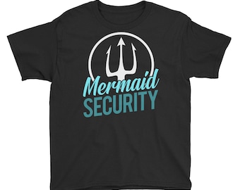 Mermaid Secuirty Kids Shirt