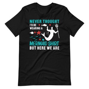 Mermaid Security Shirt - Mens Mermaid Shirt - Mermaid Kids Shirt - Boys Mermaid Shirt - Dad Mermaid Shirt