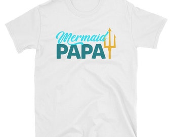 Mermaid Papa Shirt - Mermaid Birthday Shirt - Mermaid Security Shirt - Mens Mermaid Shirt - Mermaid Party Shirt