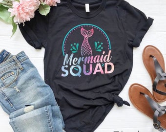 Chemise de sirène T-shirt drôle d’équipe Chemise d’équipe de sirène T-shirt drôle de sirène