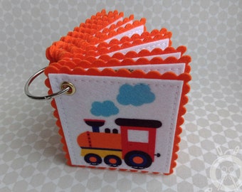 Felt Farm Counting Cards: Montessori Toddler Travel Game