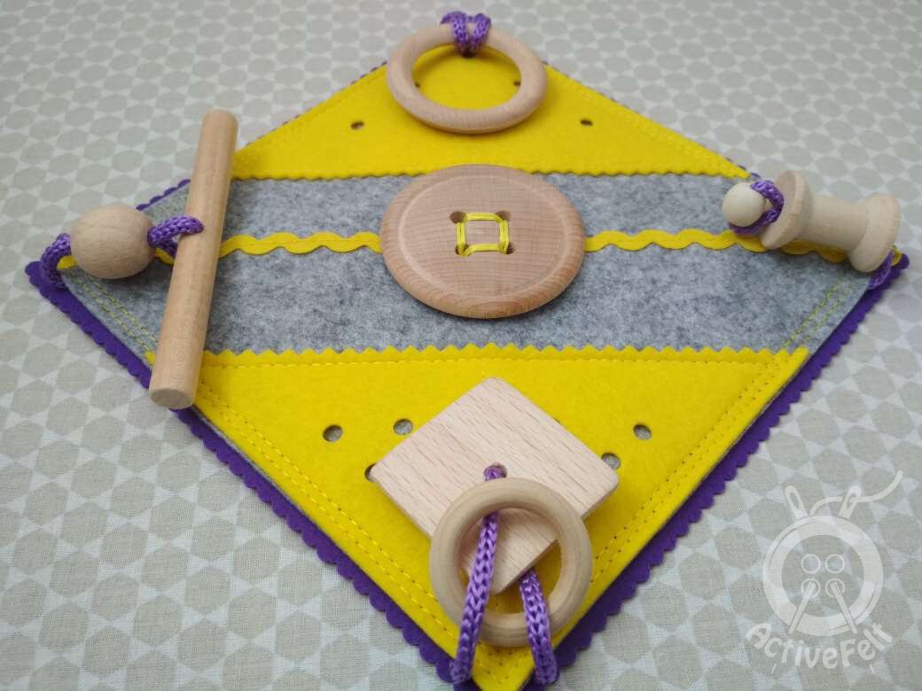 Baby Play Gym Toys Infant Fine Motor Activities Felt And Etsy