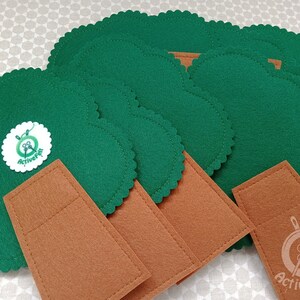 count to ten toddler felt learning matching game