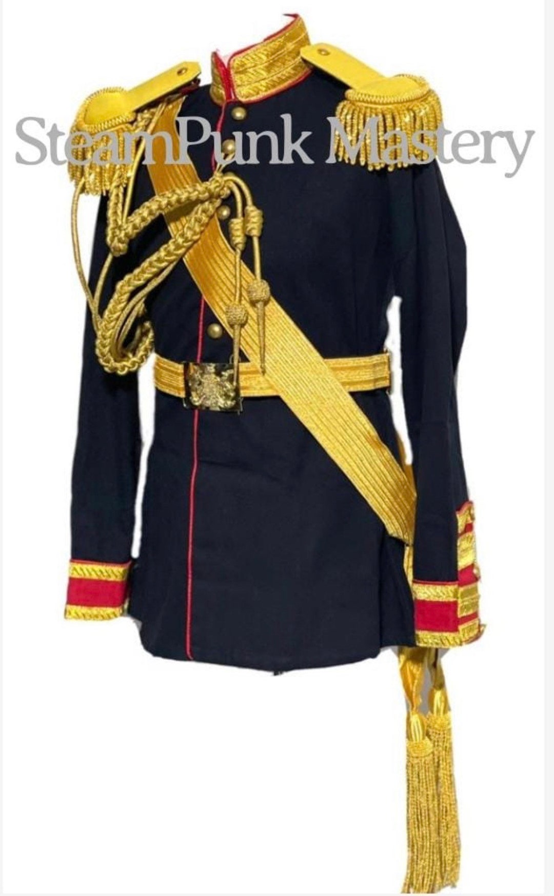 Victorian Diplomatic Uniform 5pcs Black/red Ceremonial Officer Jacket ...