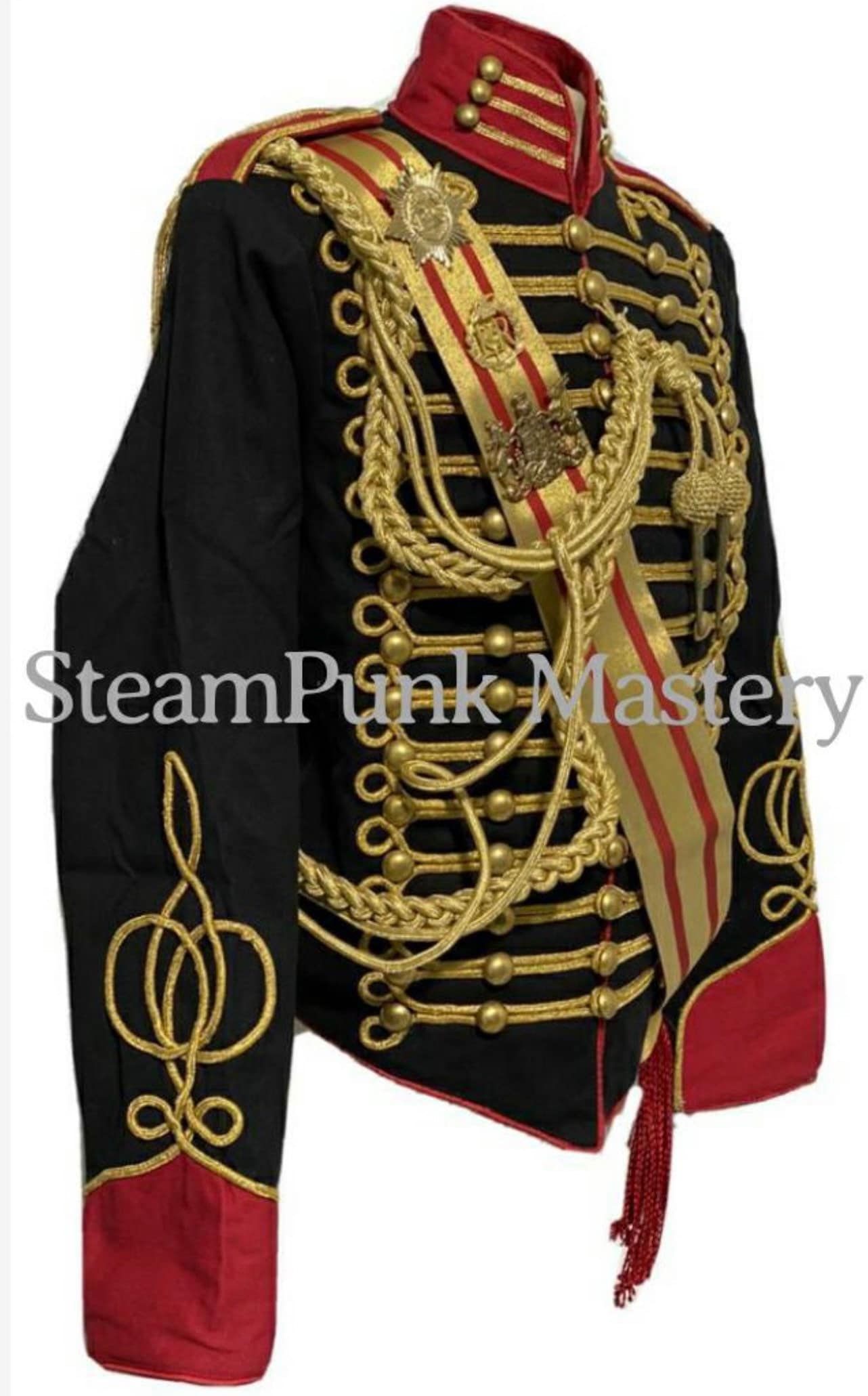 5 Pcs Jacket 4 Accessories Mens Ceremonial Hussar Jacket Etsy UK