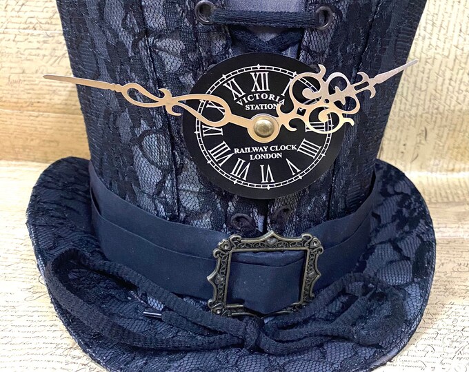 Steampunk Madhatter Clock Face With Original Victorian Clock Hands on ...