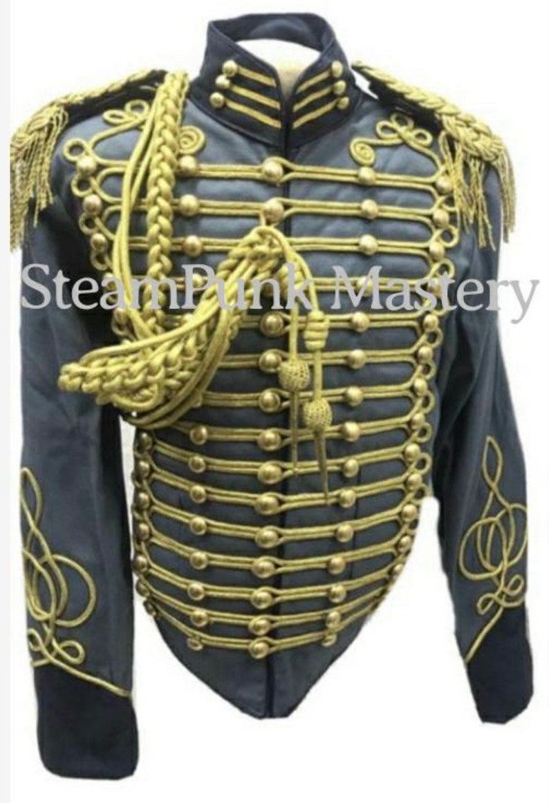 American Civil War Gold Braiding Hussar Officers Jacket With Etsy