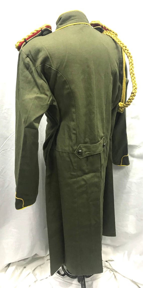 5 pcs tenue tenue tenue militaire l’armée d’Olivier avec de l’or tresse Hussar veste avec Aiguillette, épaulettes & armée hat avec coffre Goggles.size 44/46 5 pcs tenue tenue tenue militaire l’armée d’Olivier avec de l’or tresse Hussar veste avec Aiguillette, épaulettes & armée hat avec coffre Goggles.size 44/46