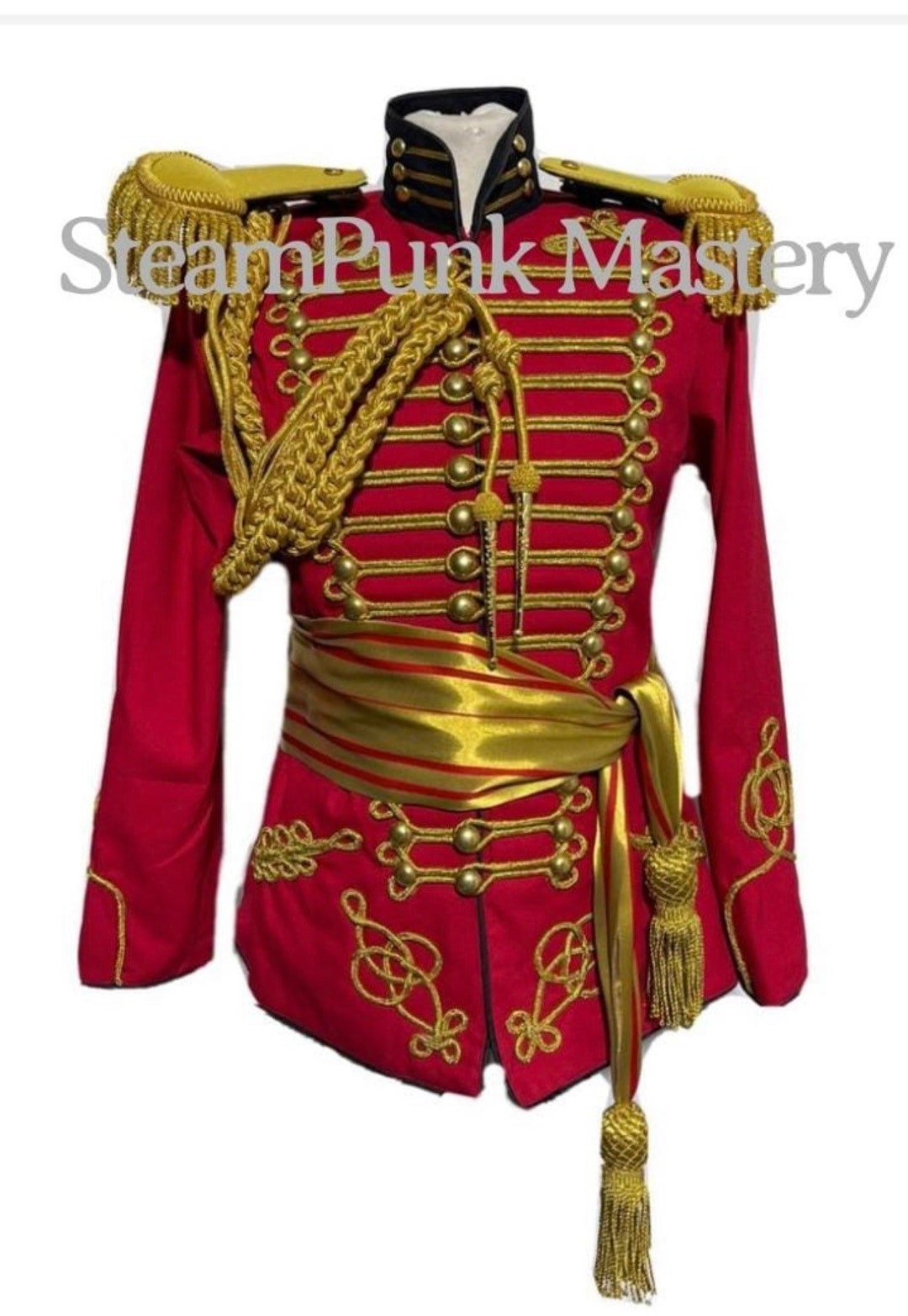 4pcs Outfit Redesign Braiding Hussar Jacket With Shoulder Etsy