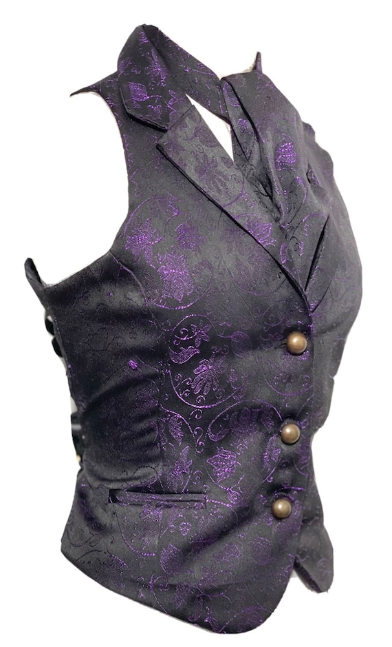 Purple hotsell waistcoat womens