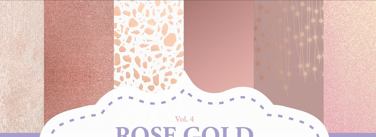 ROSE GOLD Digital Paper Rose Gold Glitter Foil Paper Etsy