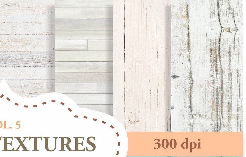 WHITE WOOD TEXTURE Digital Paper Rustic Wood Paper Scrapbook Etsy