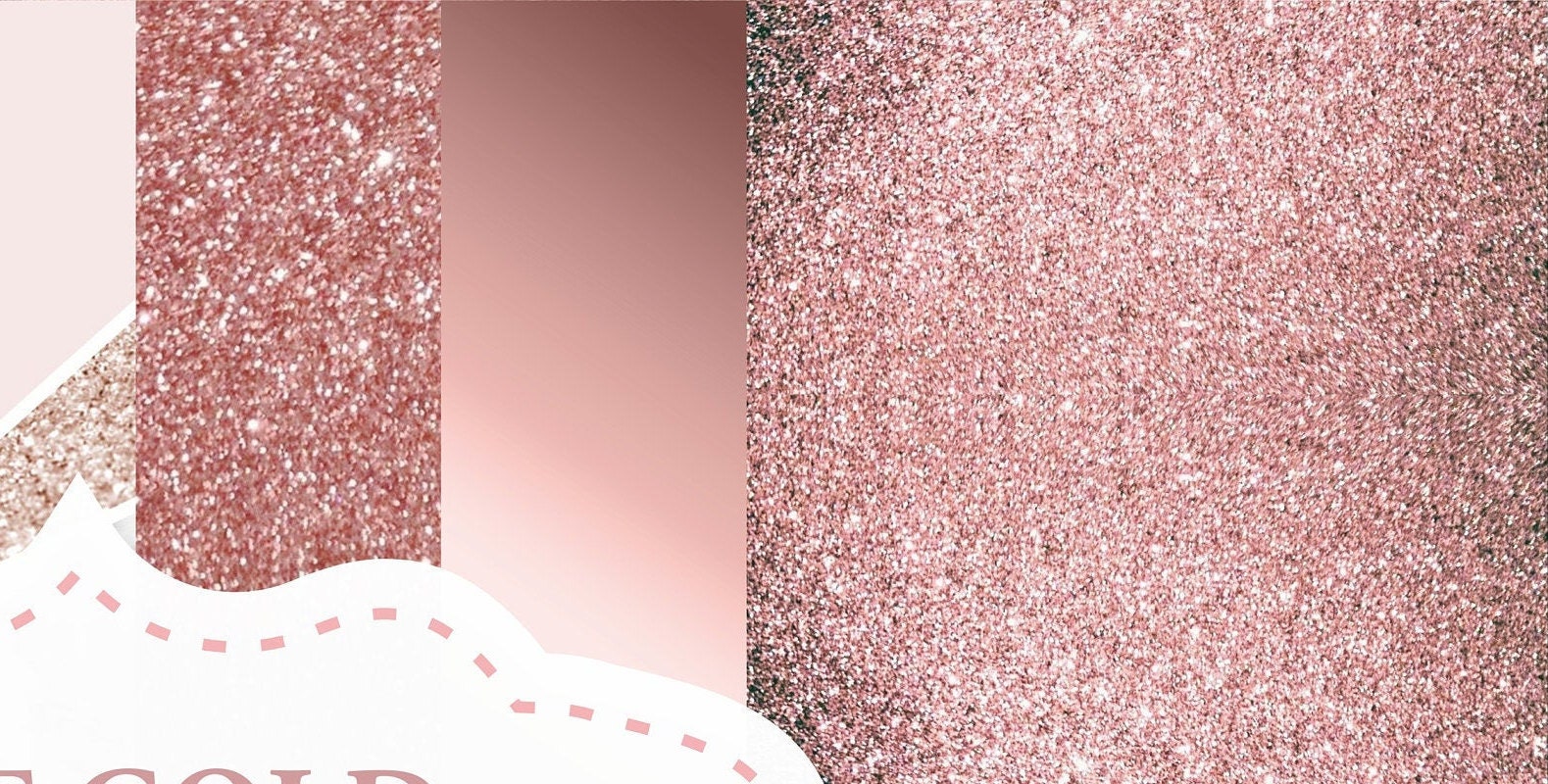 ROSE GOLD Digital Paper Rose Gold Glitter Foil Paper Etsy UK