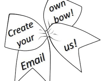 Custom Cheer Style Hair Bows