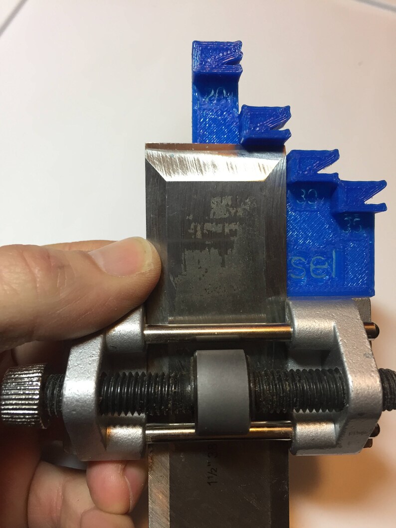 3D printed Chisel Bevel Gauge for Eclipse style honing guide Etsy