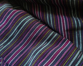 Indigenous Guatemalan Fabric by the Yard, Multicolor Guatemalan Cotton Fabric, Latin Colorful Fabric