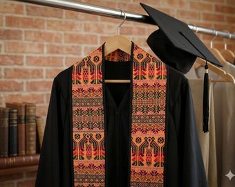 Plain Graduation Stole & Clergy Scarf, Sash for Graduates, Professors, and Priests Stole