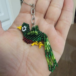 QUETZAL KEYCHAIN, Guatemalan Key Ring, BIRD Keychain, Colorful Lighter Guatemalan Car Key Holder Aesthetic Beautiful Key Accessories