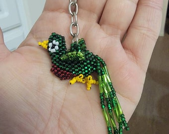 QUETZAL KEYCHAIN, Guatemalan Key Ring, BIRD Keychain, Colorful Lighter Guatemalan Car Key Holder Aesthetic Beautiful Key Accessories