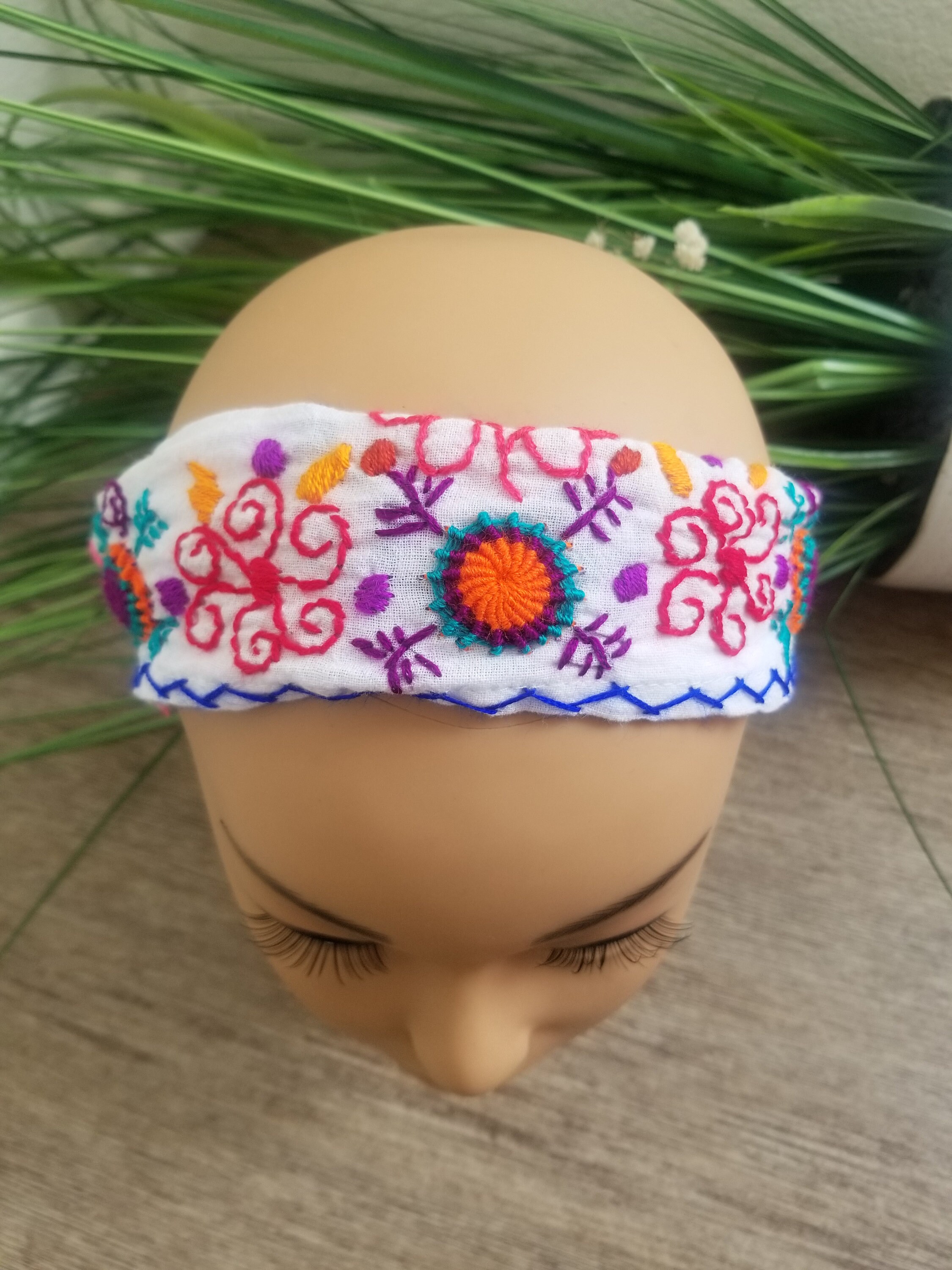 Embroidery Headband Etsy