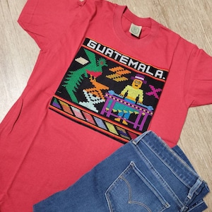 SMALL Unisex Guatemalan T-shirt, El Quetzal T-shirt, My Guatemalan Boyfriend Gift, Gift for Papa Chapin, La Marimba Tshirt