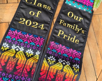 NOT CUSTOMIZABLE, Our Family's Pride Sash, Latin Graduation 2024 SASH, Class of 2024 Stole, Gift for Graduation