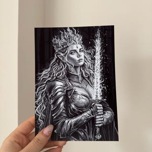 Daughter of Fire – Dark Fantasy, Book Art Print