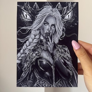 The Kin Slayer – Dark Fantasy, Book Art Print