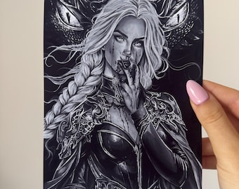The Kin Slayer – Dark Fantasy, Book Art Print