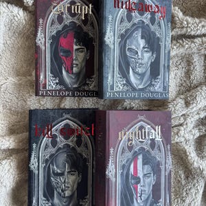 Devils Night Rebound Book Full Set | Special Edition Handmade Foil Covers | Penelope Douglas Collectible Series