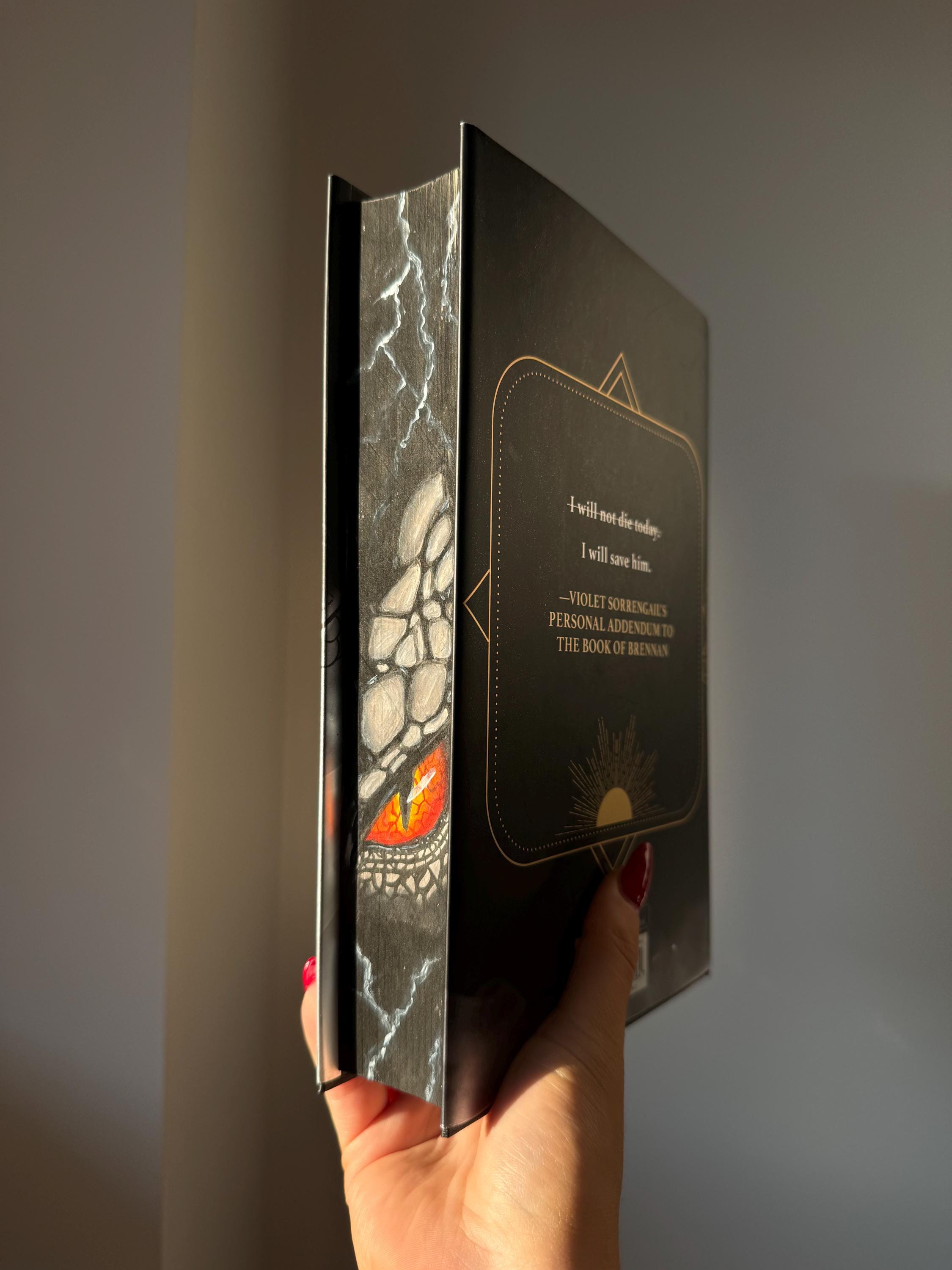 Empyrean Series | Special Edition, Handpainted, Painted spine, Rebecca Yarros, Fourth Wing, Iron Flame, Onyx Storm