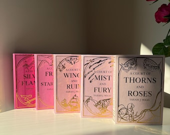 A Court of Thorns and Roses Book Set | Special Edition Handmade Foil Covers | Sarah J. Maas Rebound Series