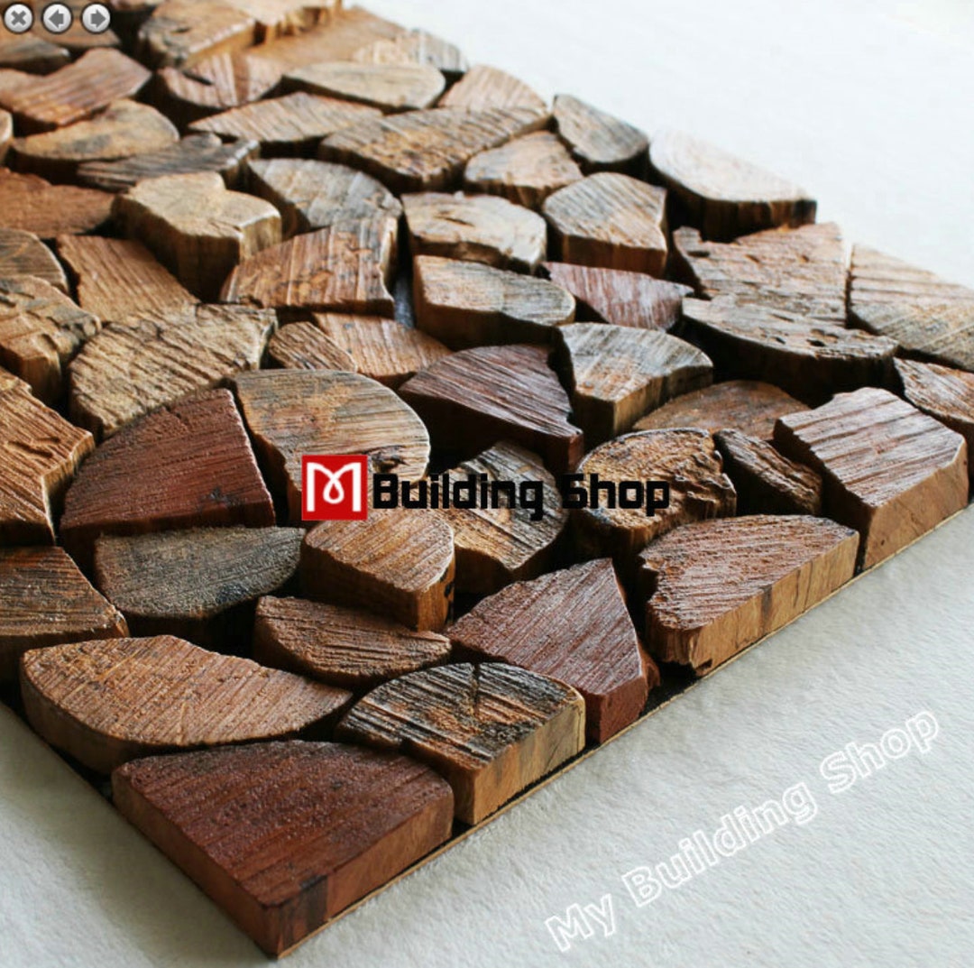 Wood Mosaic Wall Tile NWMT165 3d Wood Pattern Mosaic Tiles Backsplash