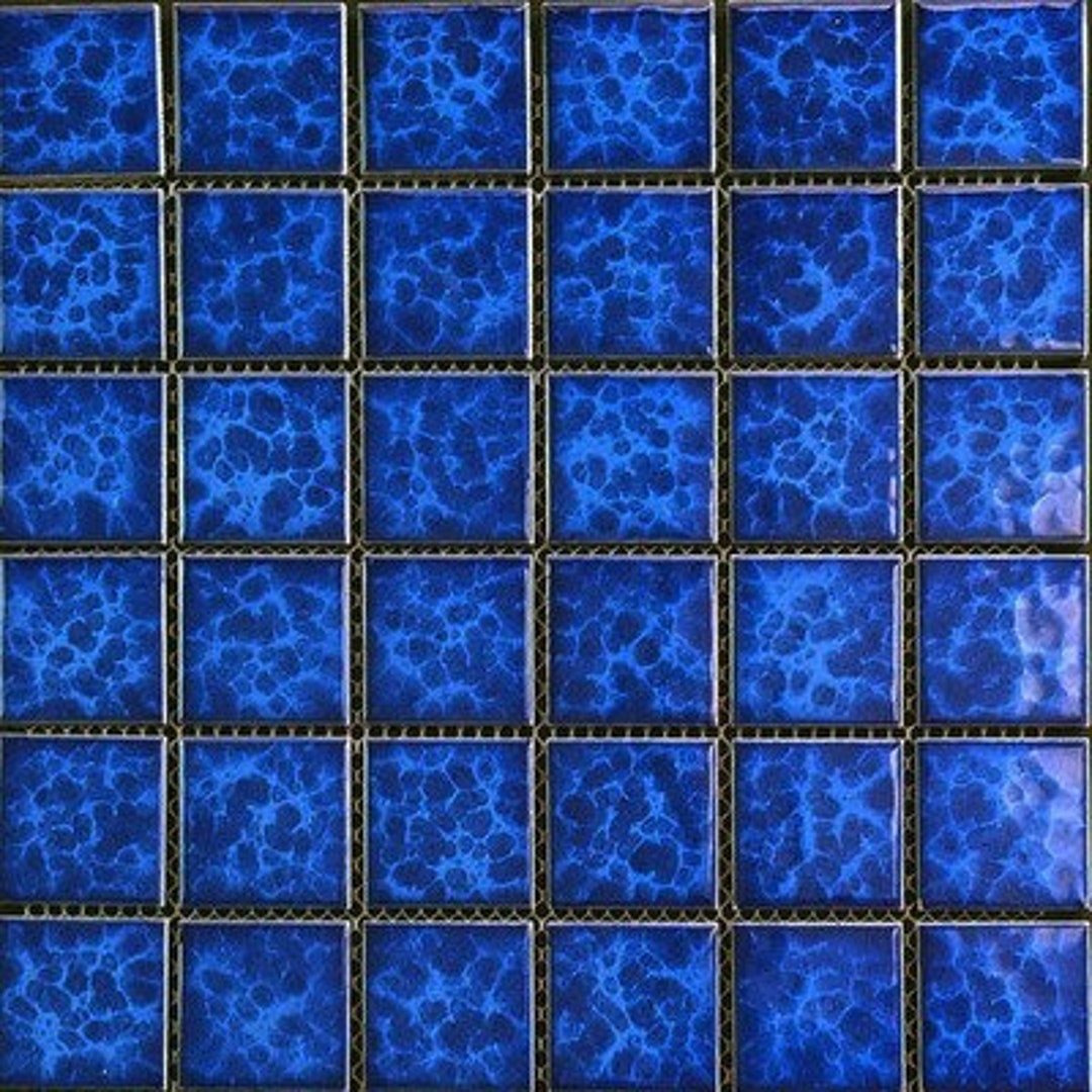 Dark Blue Porcelain Tile PCMT19005 for Kitchen Backsplash Bathroom Wall ...