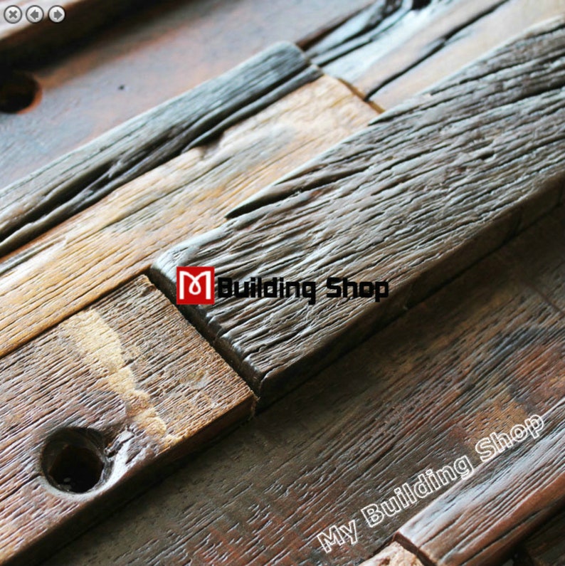 Ancient Wood Mosaic Wall Tile NWMT157 3D Wood Mosaic Kitchen Etsy