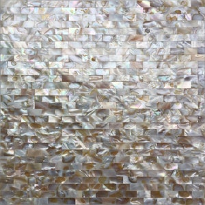 Seamless Brick Mother of pearl tile kitchen backsplash MOP19019 natural groutless shell mosaic bathroom wall tile