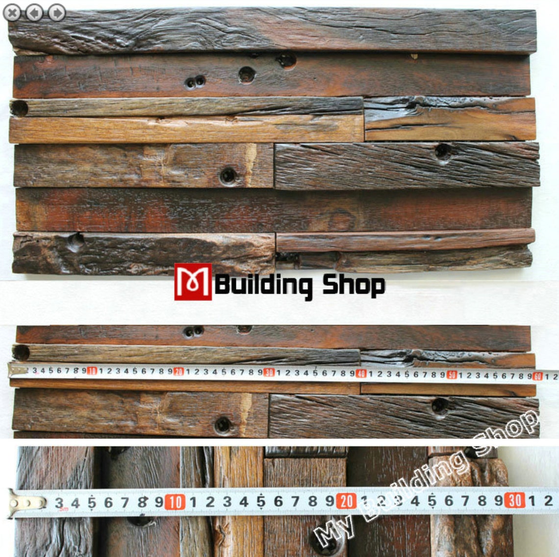 Ancient Wood Mosaic Wall Tile NWMT157 3D Wood Mosaic Kitchen Etsy