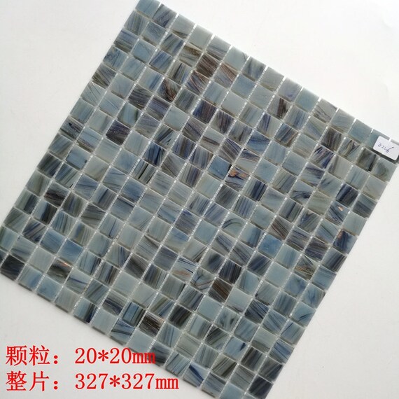 Stained Gray Blue Glass Wall Tile Backsplash Cgmt028 Bathroom - Blue Glass Tile Backsplash Stained Gray Blue Glass Wall Tile Backsplash Cgmt028 Bathroom - Blue Glass Tile Backsplash