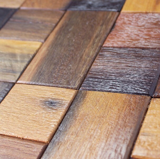 Tiles, Mosaic Wood Tiles, Mosaic Tiles, Reclaimed Wood Tile